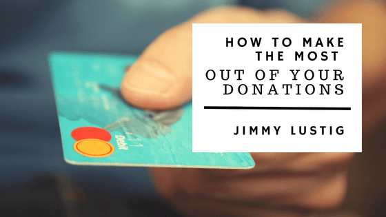 Jimmy Lustig Make Most Donations
